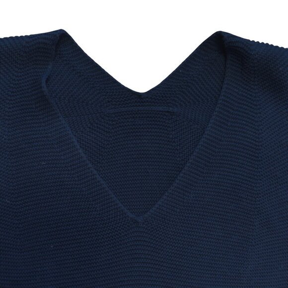 Uniqlo 3D Cocoon Silhouette Sweater – Navy, XS, 100% Cotton - Picture 4 of 4